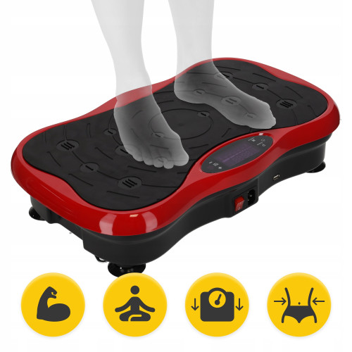 Вибрационная платформа  4FIZJO Ultra+ Black/Red - фото №3